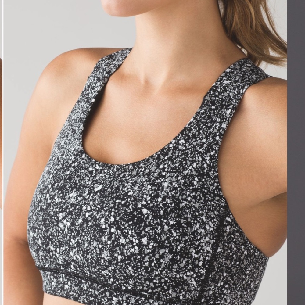 lululemon athletica Black and White Sports Bra